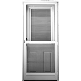 2 Panel Combo Doors with Mini Blind