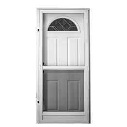 4 Panel Decorative Sunburst Combo Doors