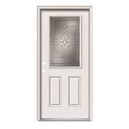 2 Panel Decorative Rectangle Combo Doors