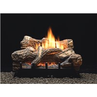 Flint Hill Log Set on Contour Burner