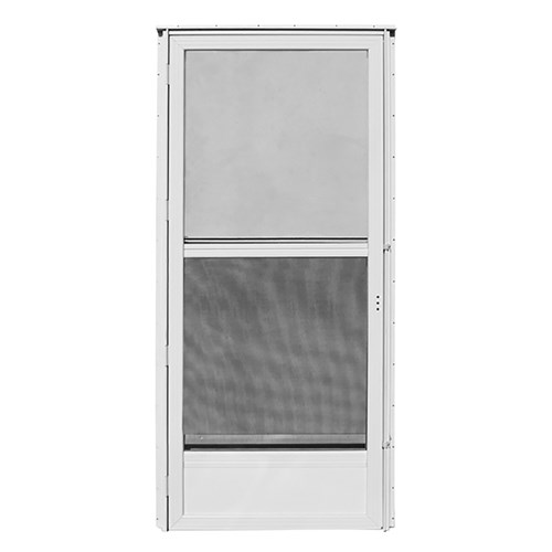 32x76 RH Full View White Storm Door