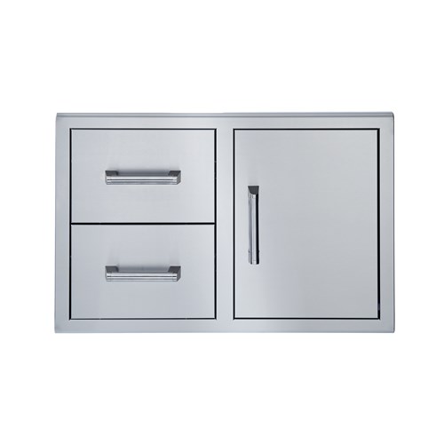 Single Door with Double Drawer