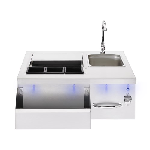 30" Beverage & Prep Station with LED Lig