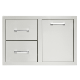 33" 2-Drawer & Access Door Combo