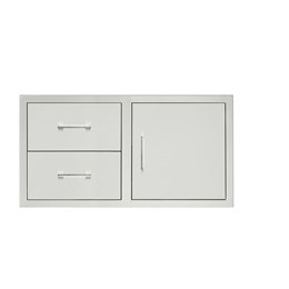 42" 2-Drawer & Access Door Combo