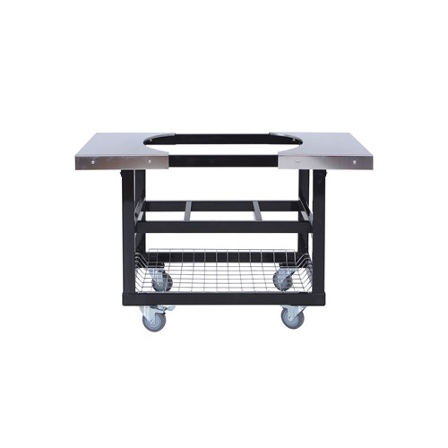 Cart Base w Basket and SS Side Shelves