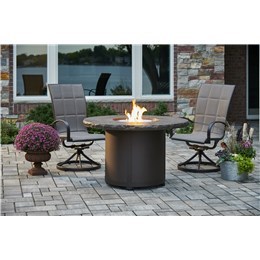 Marbelized Noche Beacon Fire Table