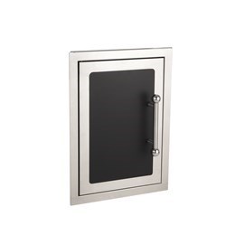 DOOR,20X14,W/FRAME,LH,BLK