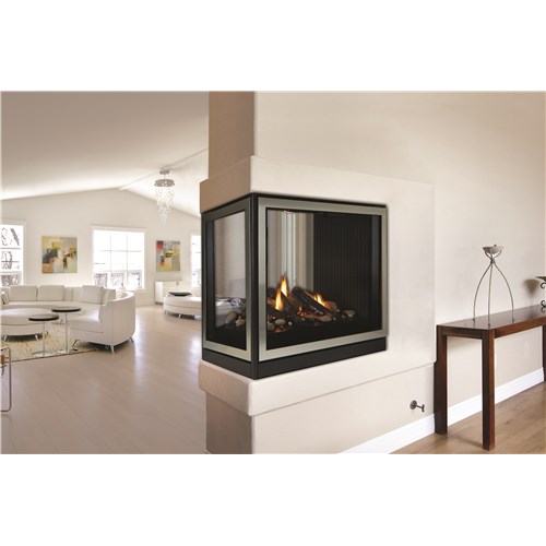 Tahoe 36" DV Peninsula Fireplace Prem-NG