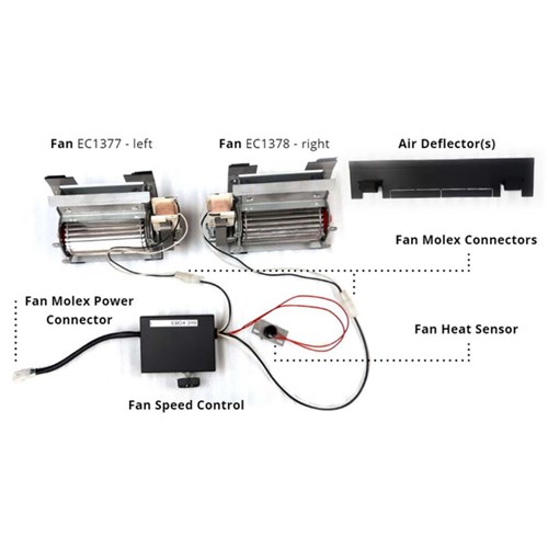 DELRAY LINEAR FAN KIT