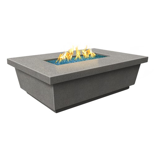 Contempo Rectangular Firetable Smoke, LP