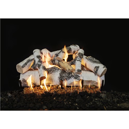 24" Vented Quaking Aspen Log Set