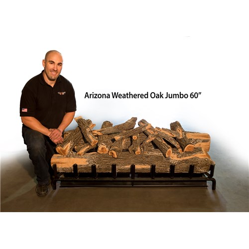 60"  Vented Arizona Weathered Oak JUMBO