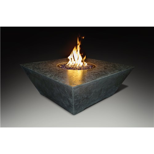 Olympus Square Fire Pit Table - Black