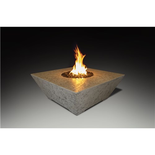 Olympus Square Fire Pit Table - White