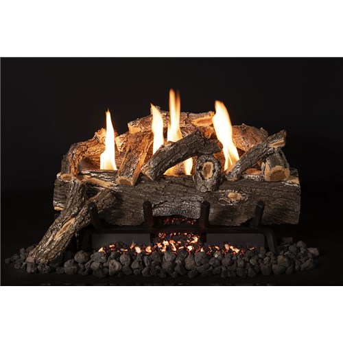 24" Vent-Free Weathered Oak Log Set