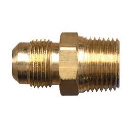 Male Flare Adaptor 1/2 FL x 1/2 MIP