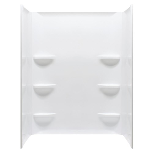 ACR WALL SURROUND 48X34X69 WHT