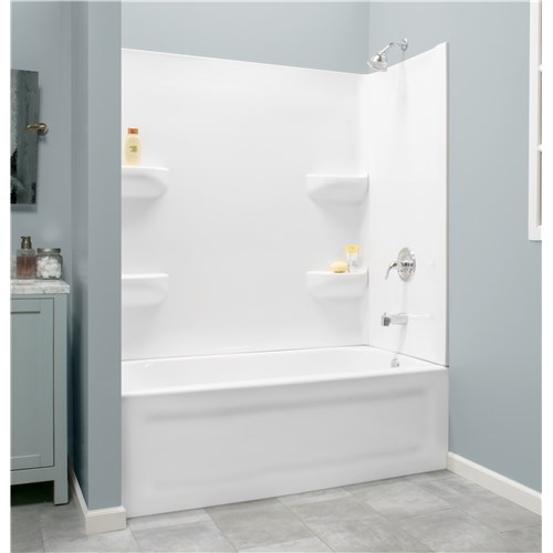 ACR TUB 60X30X16 RH WHT