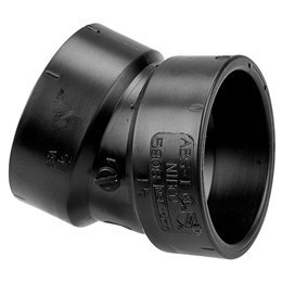 ABS 3" 22 1/2 DEG ELL H-H (20)