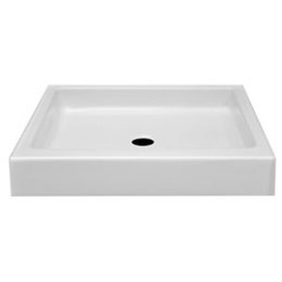 54 x 27 Shower Pan White