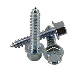 #8 x 1.5" Zinc Hex Head Screw 50 pack