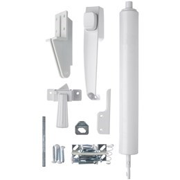 "STORM DOOR CLOSURE KIT, WHT CYLIND"