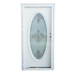 36x80 LH 7000 Full Oval Combo Entry Door