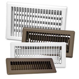 FLOOR GRILLE-WHITE