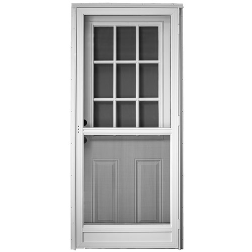 34x76 LH 9 Lite Combo Door - 6.5" Jamb