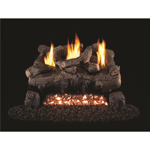 24" EVENING FYRE LOG SET