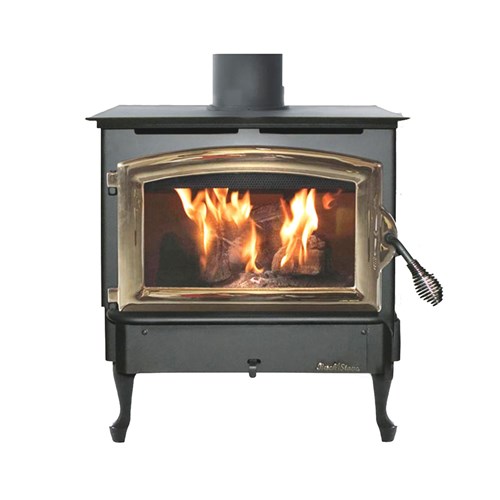 Model 21 Wood Stove - Gold Door