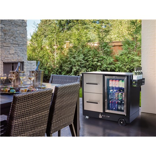 MOBILE OUTDR PREP CENTER / LG BAR CART