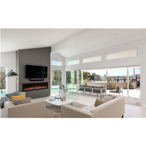 74" Spectrum Slimline Elec Fireplace