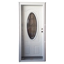 DOOR 38X76 RH 3/4 OVAL WWW STORM