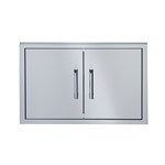 Double Doors 34" W x 22" H