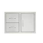 32" 2-Drawer & Access Door Combo (20368)