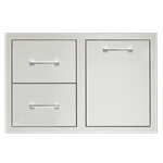 33" 2-Drawer & Access Door Combo