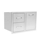 33" 2-Drawer & Vented LP Tank Pullout Dr