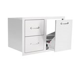 33" 2-Drawer & Vented LP Tank Pullout Dr