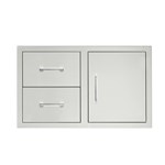 36" 2-Drawer & Access Door Combo