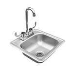 15x15" Drop-in Sink