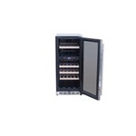 15" Outdoor Rated Dual Zone Wine Cooler