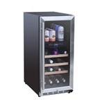 15" Outdoor Rated Dual Zone Wine Cooler