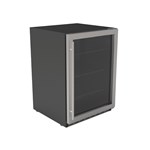 24" 5.1c Outdoor Rated Fridge  w/Glass D