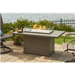 Brooks Rectangular Gas Fire Pit Table