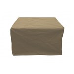 Vintage Square Tan Polyester Cover