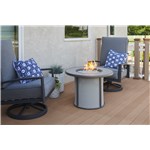 Grey Stonefire Gas Fire Pit Table