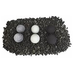 2" Cannon Ball, 12pc Set-Black