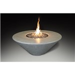 Olympus Round Fire Pit Table - Bone